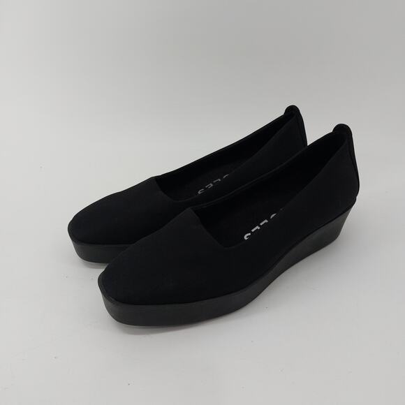 Aerosoles Cowley Loafer Flat Womens Black Wedge Size 8.5 - Picture 7 of 12